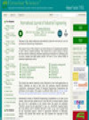 International Journal Of Industrial Engineering Computations期刊