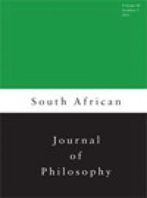 South African Journal Of Philosophy期刊