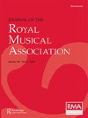 Journal Of The Royal Musical Association期刊