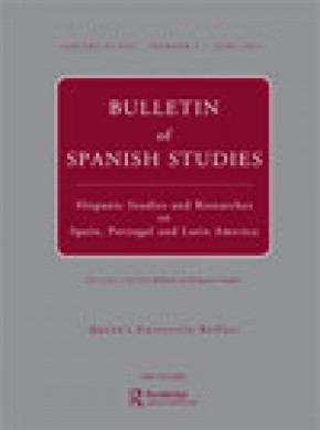 Bulletin Of Spanish Studies期刊