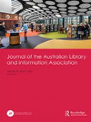 Journal Of The Australian Library And Information Association期刊