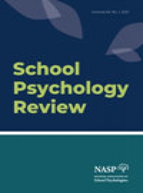 School Psychology Review期刊