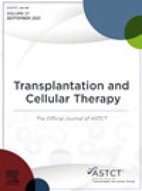 Transplantation And Cellular Therapy期刊