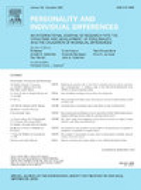 Personality And Individual Differences期刊