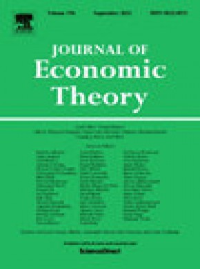 Journal Of Economic Theory期刊