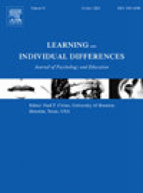 Learning And Individual Differences期刊