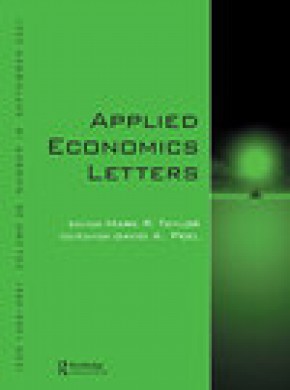 Applied Economics Letters期刊