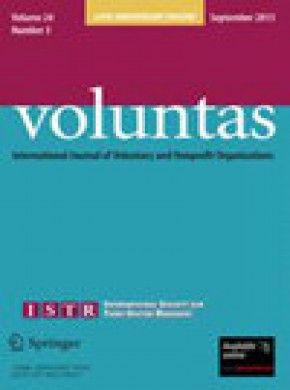 Voluntas期刊