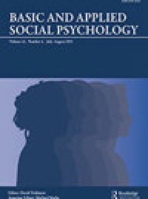 Basic And Applied Social Psychology期刊