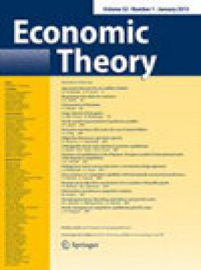 Economic Theory期刊