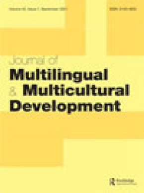 Journal Of Multilingual And Multicultural Development期刊