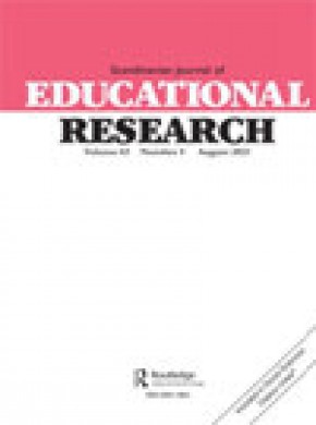 Scandinavian Journal Of Educational Research期刊