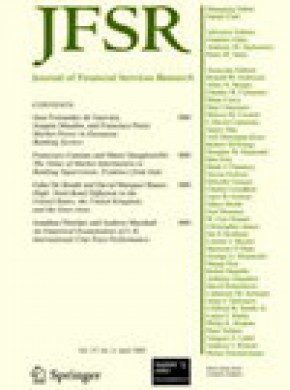 Journal Of Financial Services Research期刊