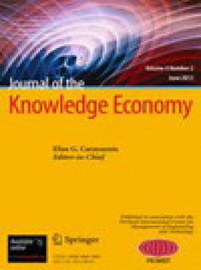 Journal Of The Knowledge Economy期刊