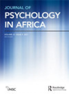 Journal Of Psychology In Africa期刊