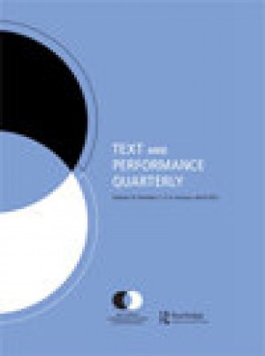 Text And Performance Quarterly期刊