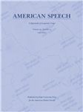 American Speech期刊