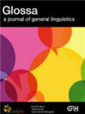 Glossa-a Journal Of General Linguistics期刊