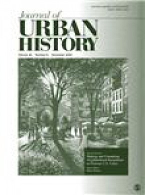 Journal Of Urban History期刊