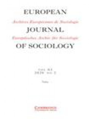 Archives Europeennes De Sociologie期刊