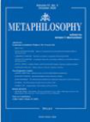 Metaphilosophy期刊