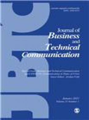 Journal Of Business And Technical Communication期刊