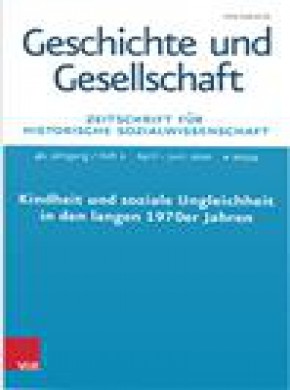 Geschichte Und Gesellschaft期刊