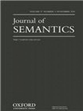 Journal Of Semantics期刊