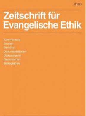 Zeitschrift Fur Evangelische Ethik期刊