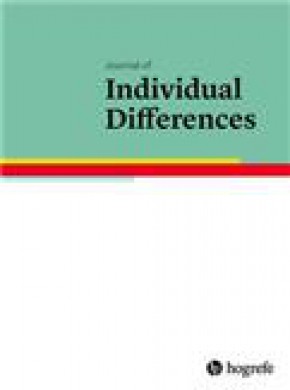 Journal Of Individual Differences期刊
