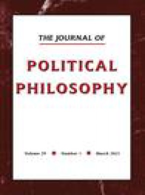 Journal Of Political Philosophy期刊