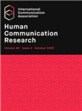 Human Communication Research期刊