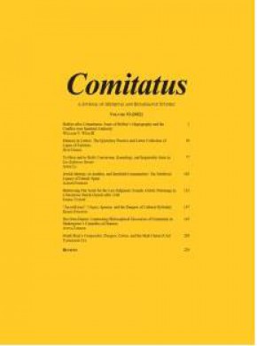 Comitatus-a Journal Of Medieval And Renaissance Studies期刊