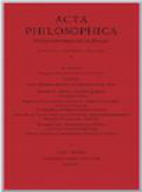 Acta Philosophica期刊
