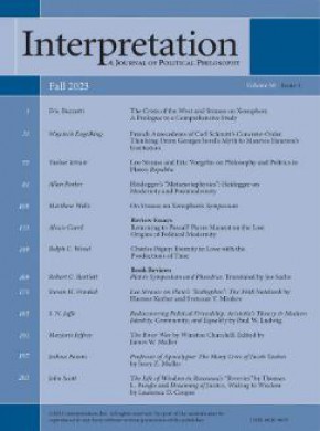 Interpretation-a Journal Of Political Philosophy期刊
