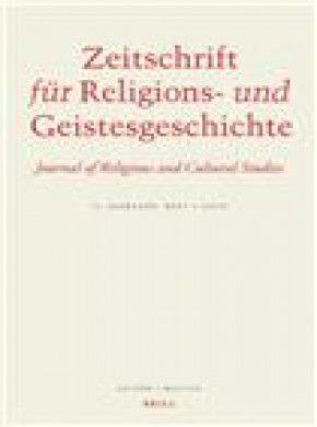Zeitschrift Fur Religions-und Geistesgeschichte期刊