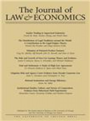 Journal Of Law & Economics期刊