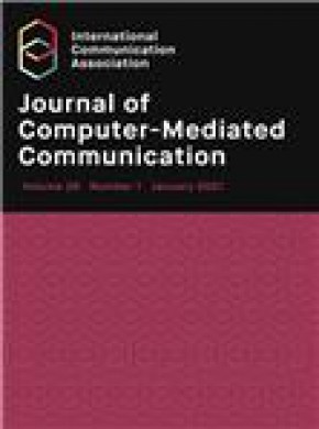 Journal Of Computer-mediated Communication期刊