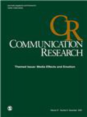 Communication Research期刊