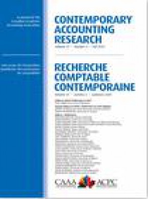 Contemporary Accounting Research期刊