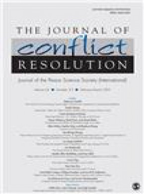 Journal Of Conflict Resolution期刊