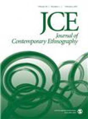 Journal Of Contemporary Ethnography期刊