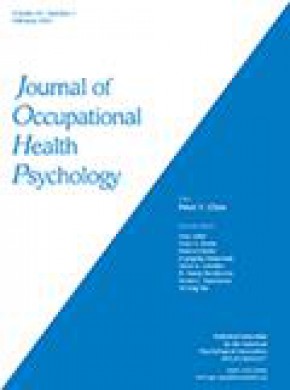 Journal Of Occupational Health Psychology期刊