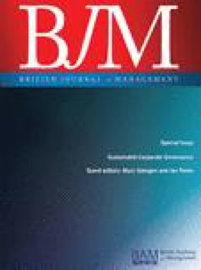 British Journal Of Management期刊