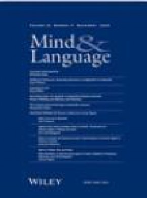 Mind & Language期刊