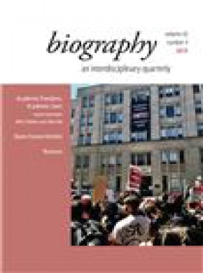 Biography-an Interdisciplinary Quarterly期刊