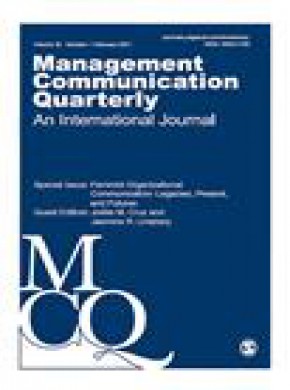 Management Communication Quarterly期刊