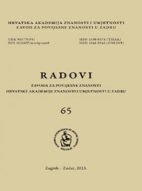 Radovi Zavoda Za Povijesne Znanosti Hazu U Zadru期刊