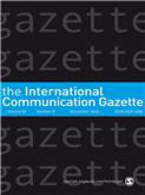 International Communication Gazette期刊