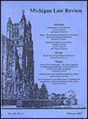 Michigan Law Review期刊